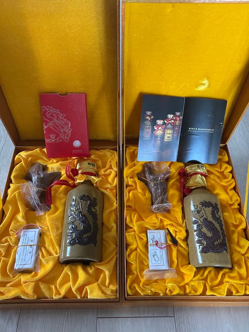 マオタイ酒、30年、未開封　500ml 53％VoL、2本セット　希少