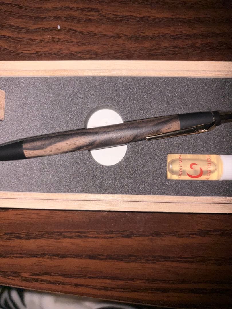 野原工芸　黒柿　新型　シャーペン