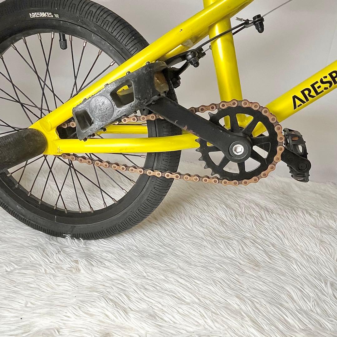 【良品】ARESBIKES STN BMX 16インチ イエロー 自転車