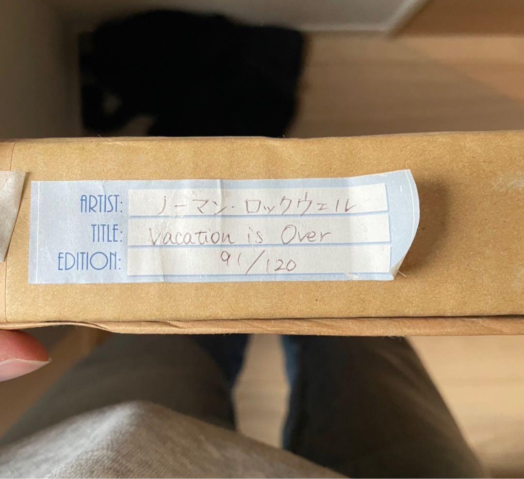 ノーマンロックウェルVacation is Over 美品