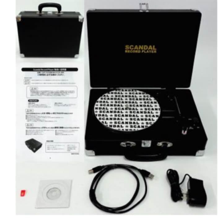 SCANDALスキャンダル〜レコードプレーヤー〜新品未使用品