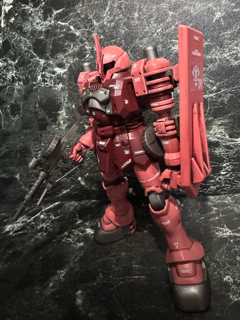 HG ヅダ　シャア専用カラー　塗装完成品　ガンプラ　プラモデル