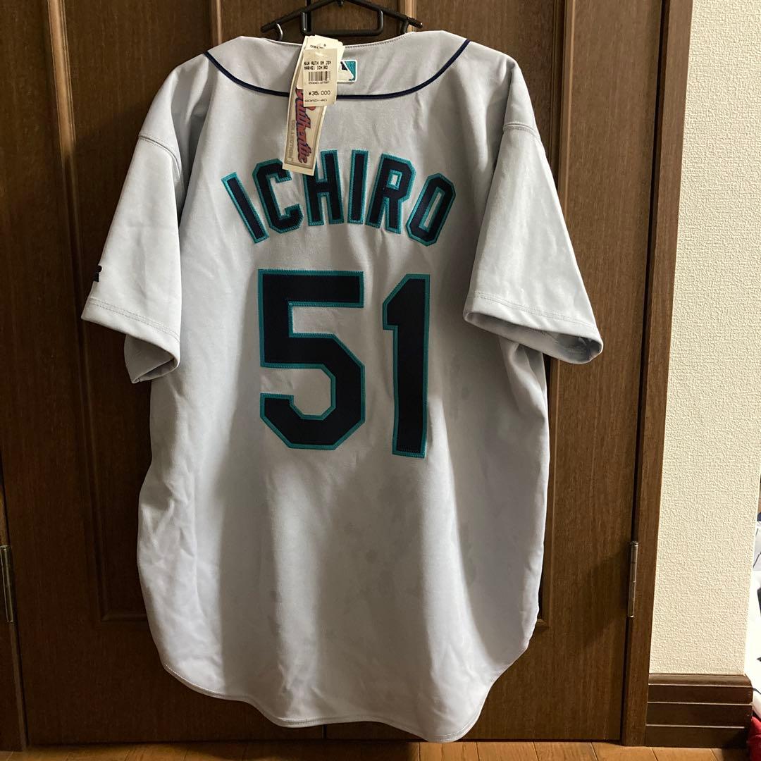 タグ付き！未使用　シアトル　マリナーズ　イチロー　2001年　ユニフォーム。