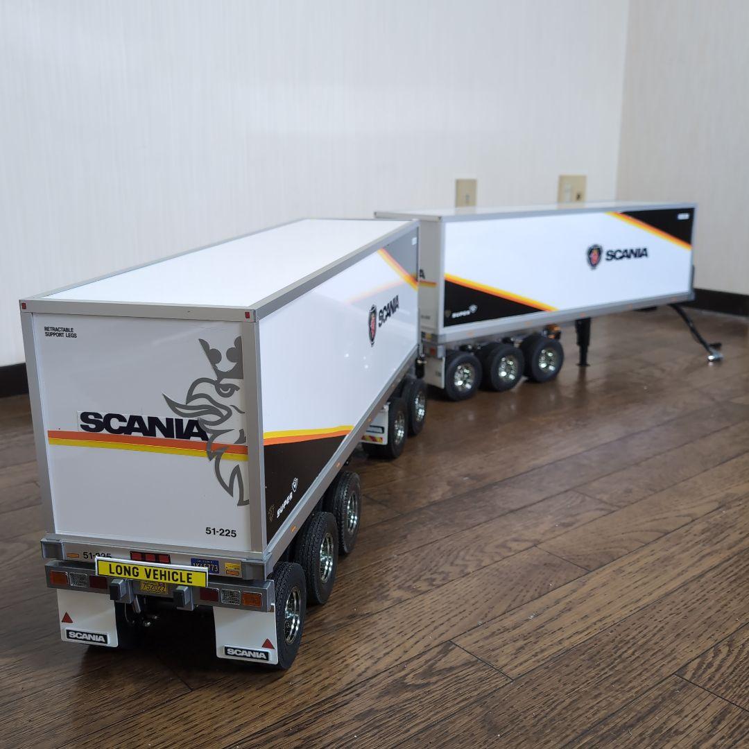 Norizyi~さん専用です。タミヤ1/14スカニアダブルストレーラーです。