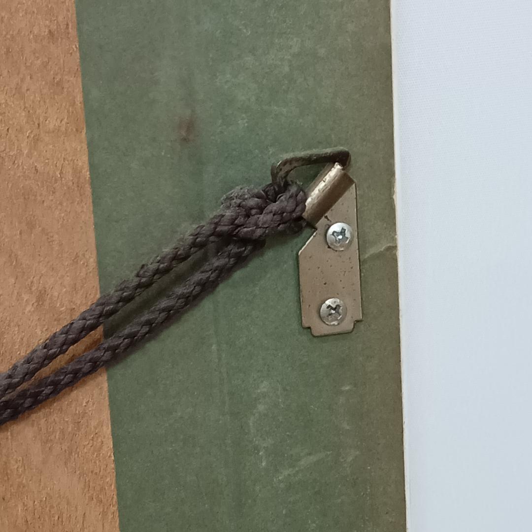 額縁付き 絵画 中型 ロンウッド リトグラフ　スライドオンディスⅡ 人物画