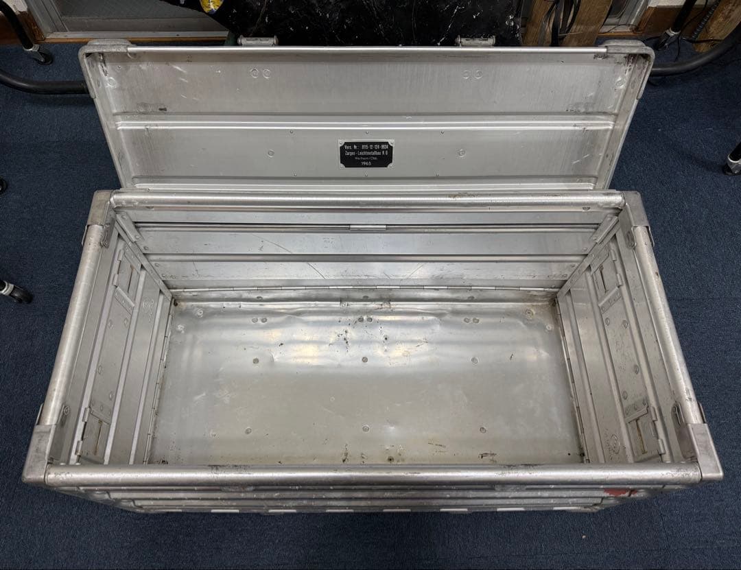 1965 ミリタリー ステンシル ツァーゲス アルミコンテナ zarges