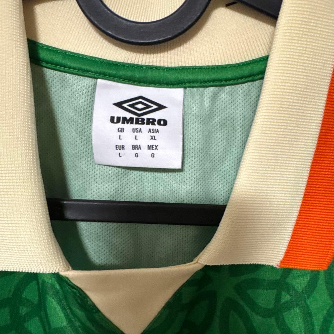 ウェア UMBRO 17-3 FOOTBALL JERSEY GREEN