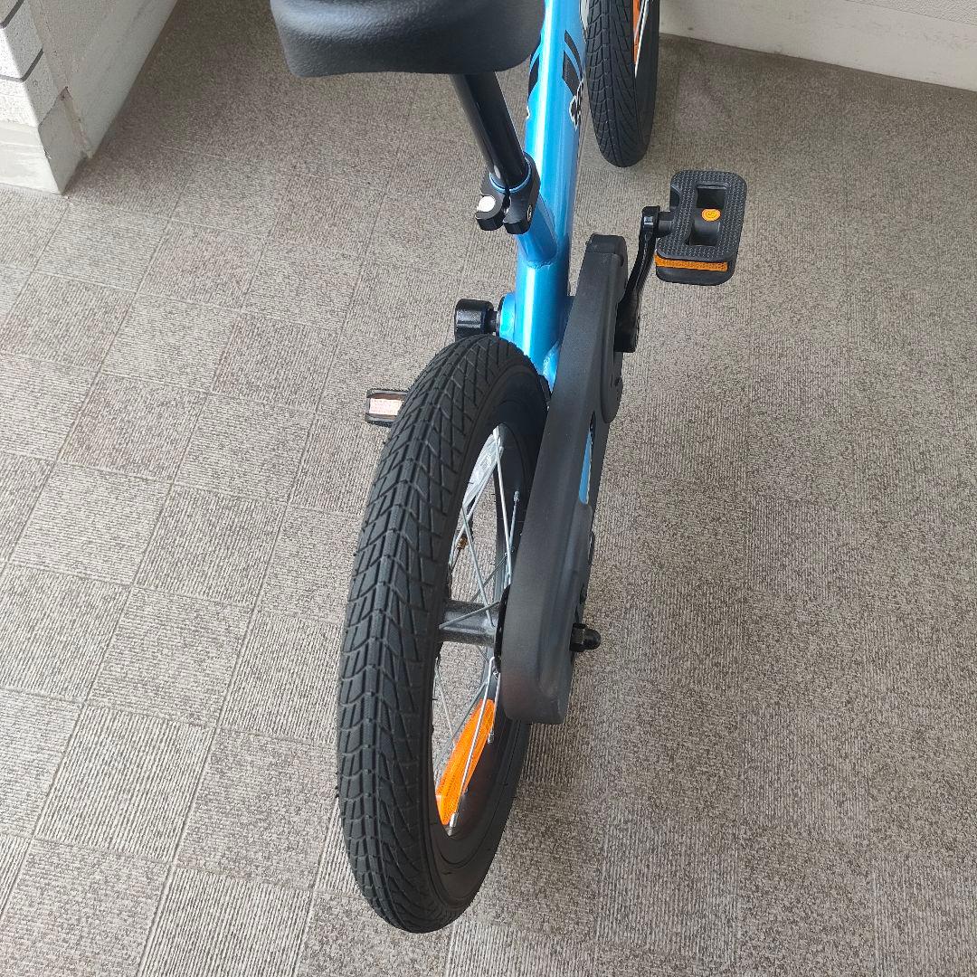 STRIDER 14インチ キッズ自転車 青 スタンド付　付属品付き