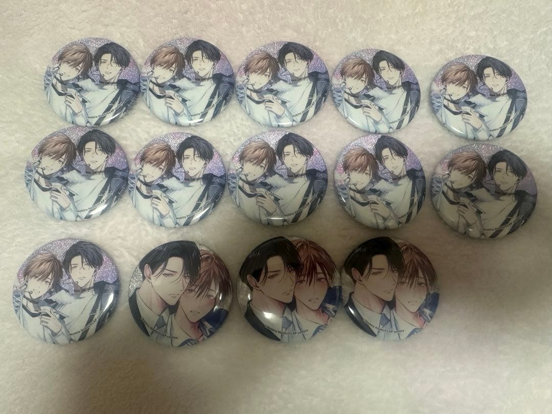 もっと可愛くなっていい カラ鉄 グリッター缶バッジ