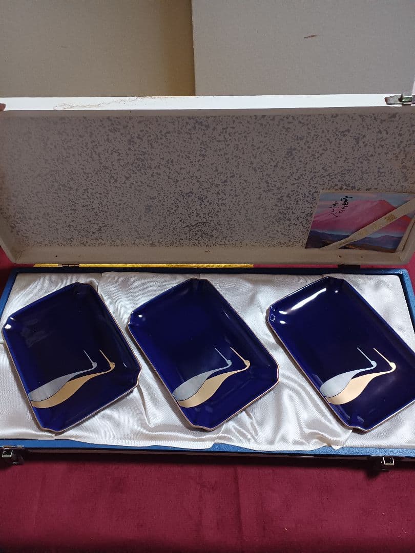 12.　深川製 双鶴 銘々皿　 金彩 銀彩 金縁 宮内庁御用達 深川製磁
深川