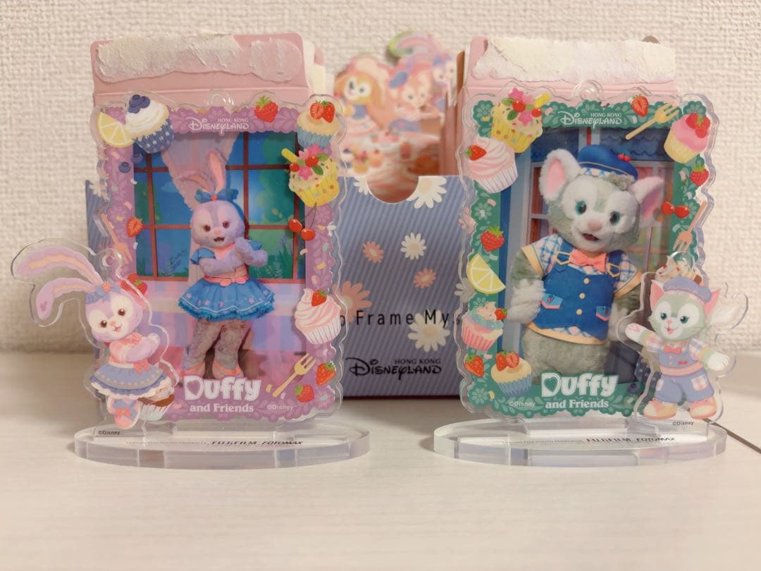 ダッフィー アクスタ フォトスタンド 香港ディズニー リーナベル 20周年