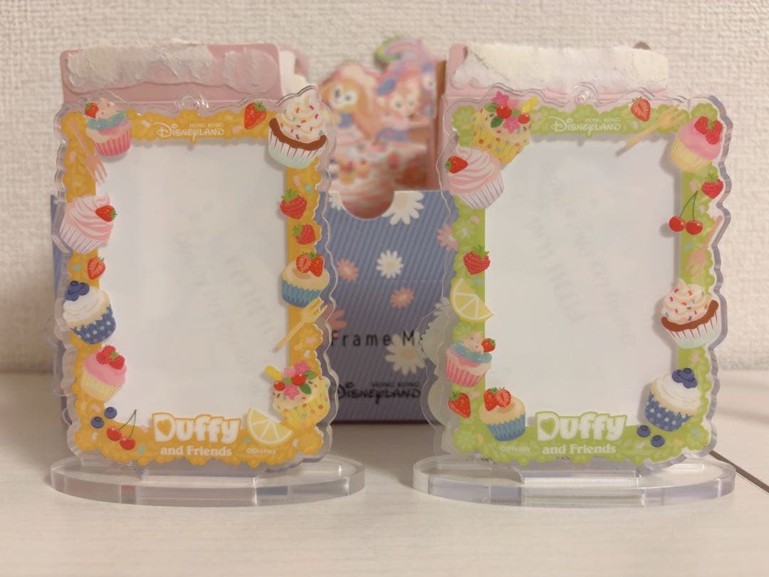 ダッフィー アクスタ フォトスタンド 香港ディズニー リーナベル 20周年