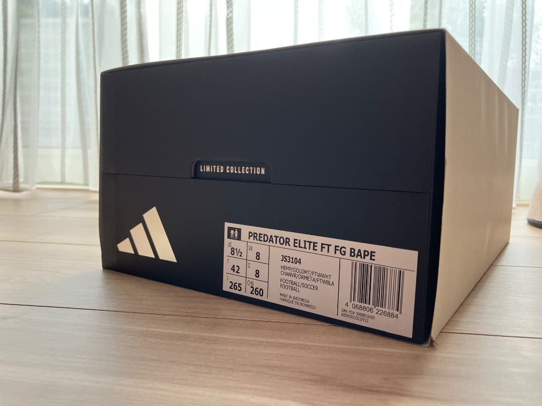 BAPE × adidas プレデターエリートFG 26.5