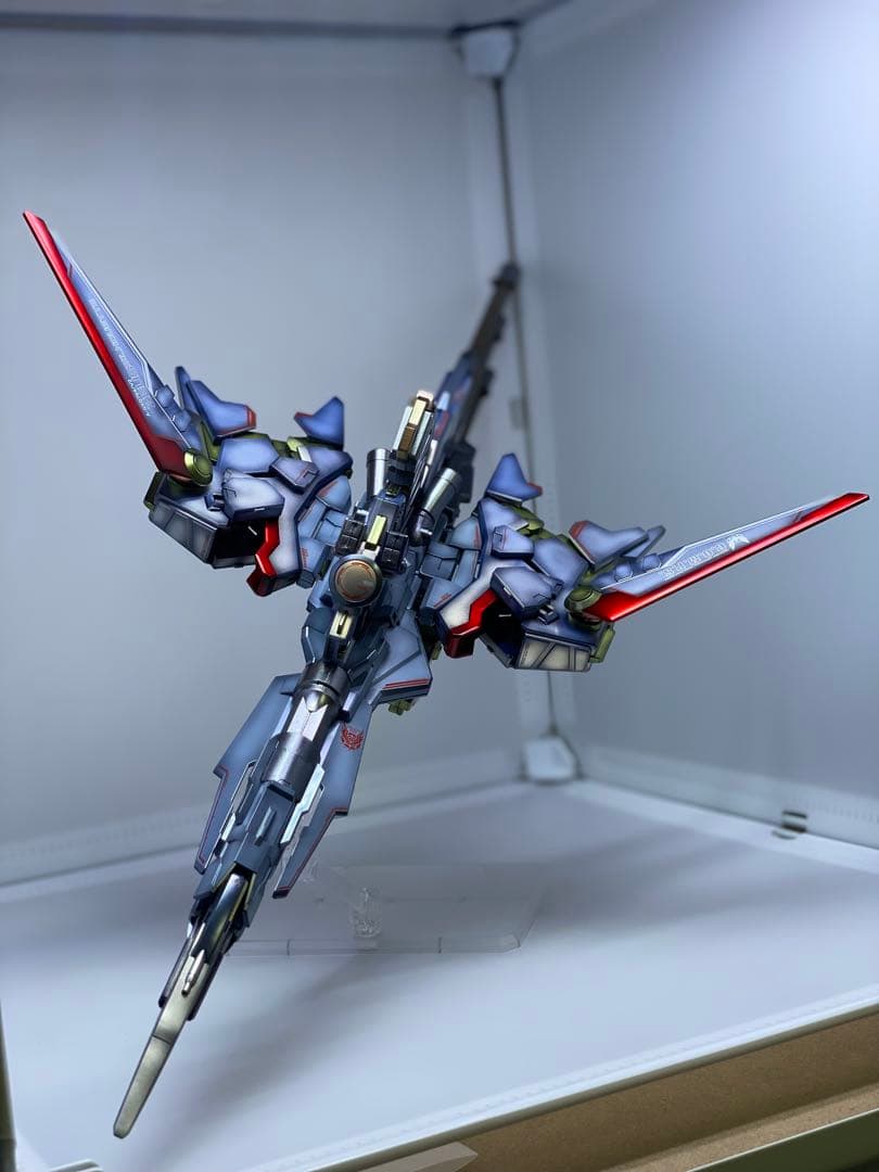 ガンプラ完成品HG デスティニーガンダムspecⅡ & ゼウスシルエット全塗装