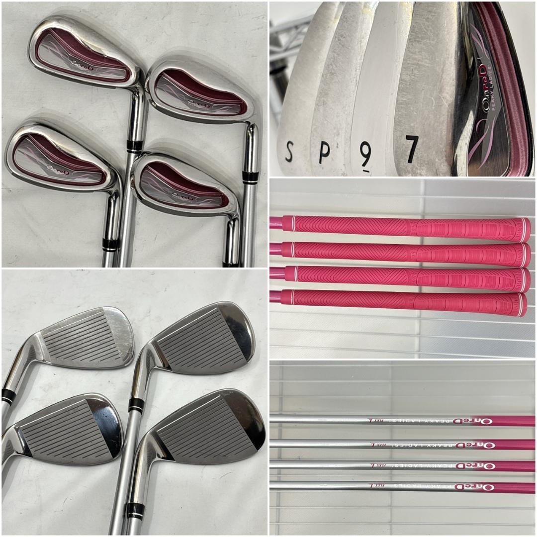 レディス右利き初心者用　オンレッド　OnreD　ハーフゴルフセット　W-2605