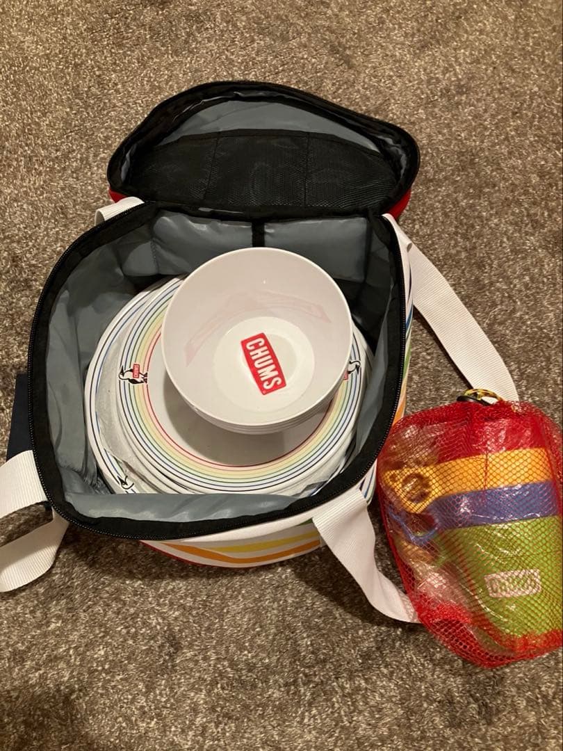 CHUMSメラミンディッシュセット　スタッキングキャンパーマグカップセット