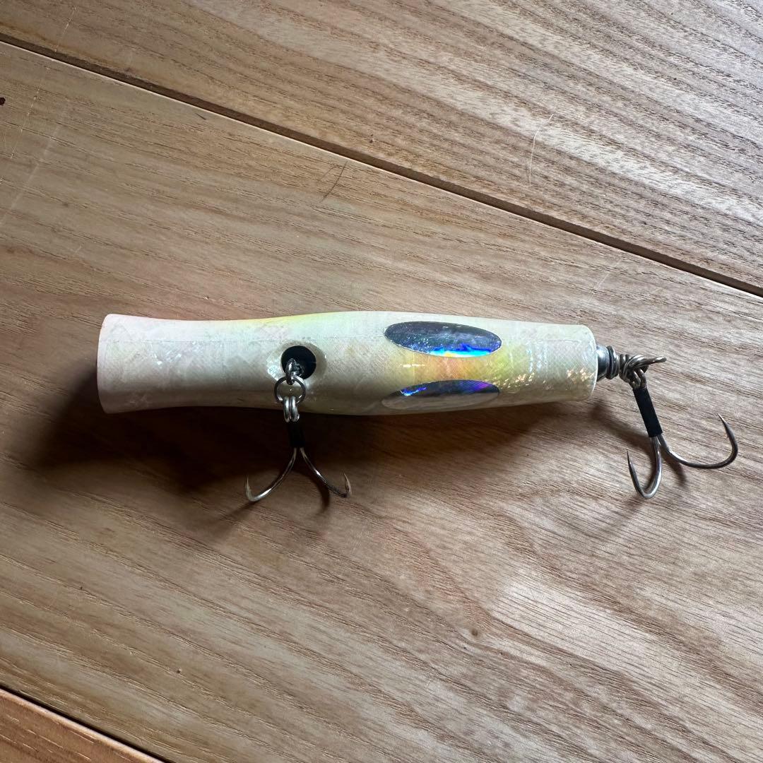 お*ん様 貝田ルアー　トランペット110 ピンクホワイトアワビ
