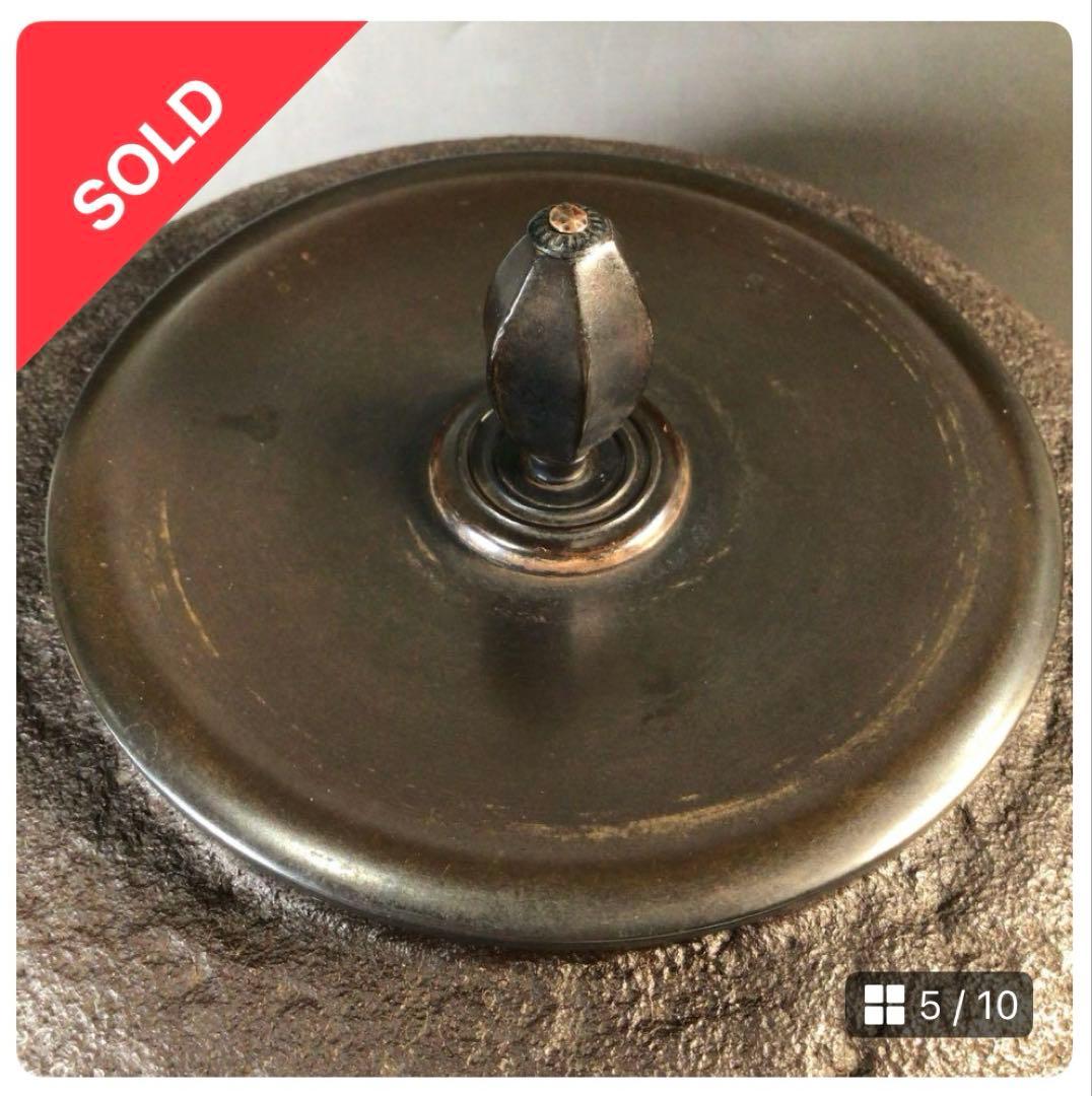 茶釜 『人間国宝　高橋敬典造』『棗釜』 共箱 茶道具