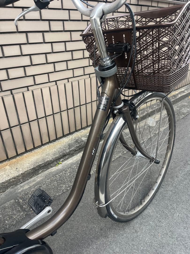 8.9ahパナソニック電動アシスト自転車26インチ
