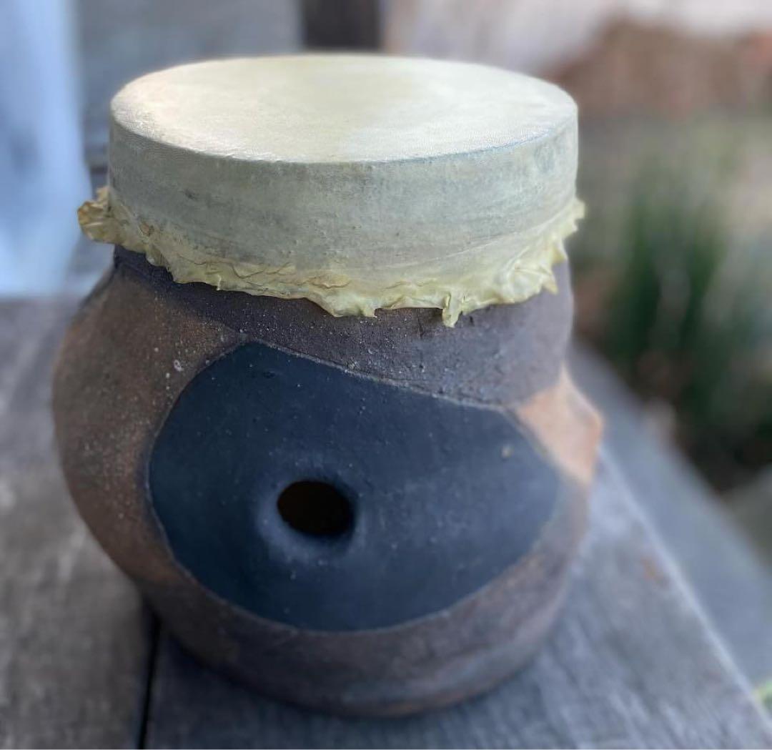 希少！作家もの陶器の太鼓　パーカッション
