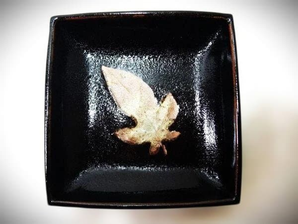 十三代中里太郎右衛門 唐津焼 木ノ葉文 鉢 5枚 茶道具 菓子皿