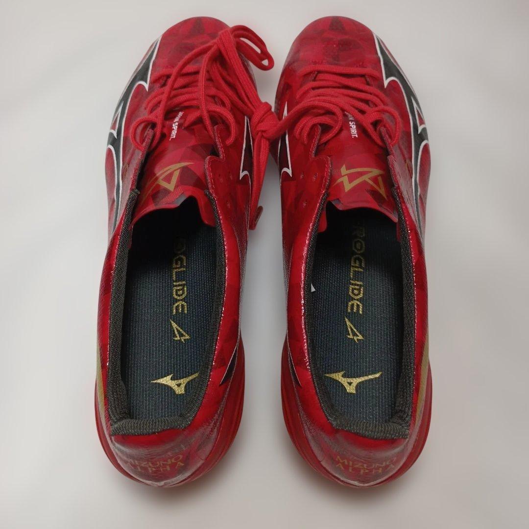 【新品】 ミズノ アルファ2 ジャパン 26.5cm ルビーレッド × ブラック