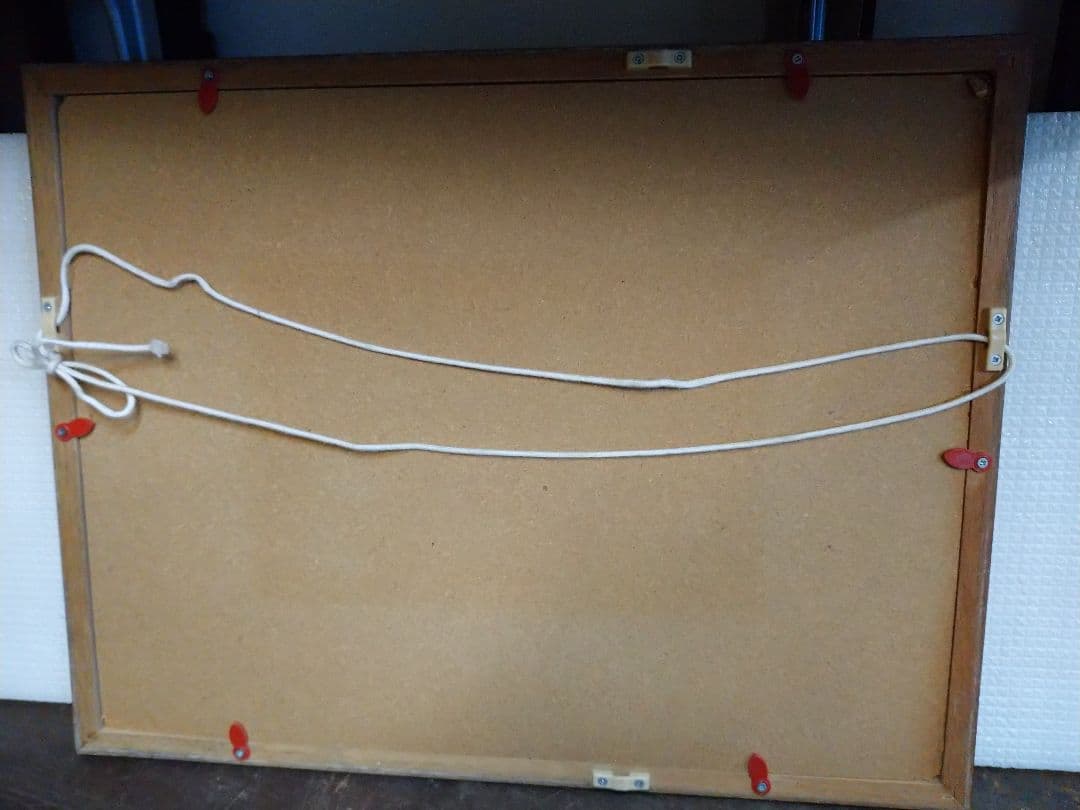 色紙（額付き） 笑顔がとってもすてきだね