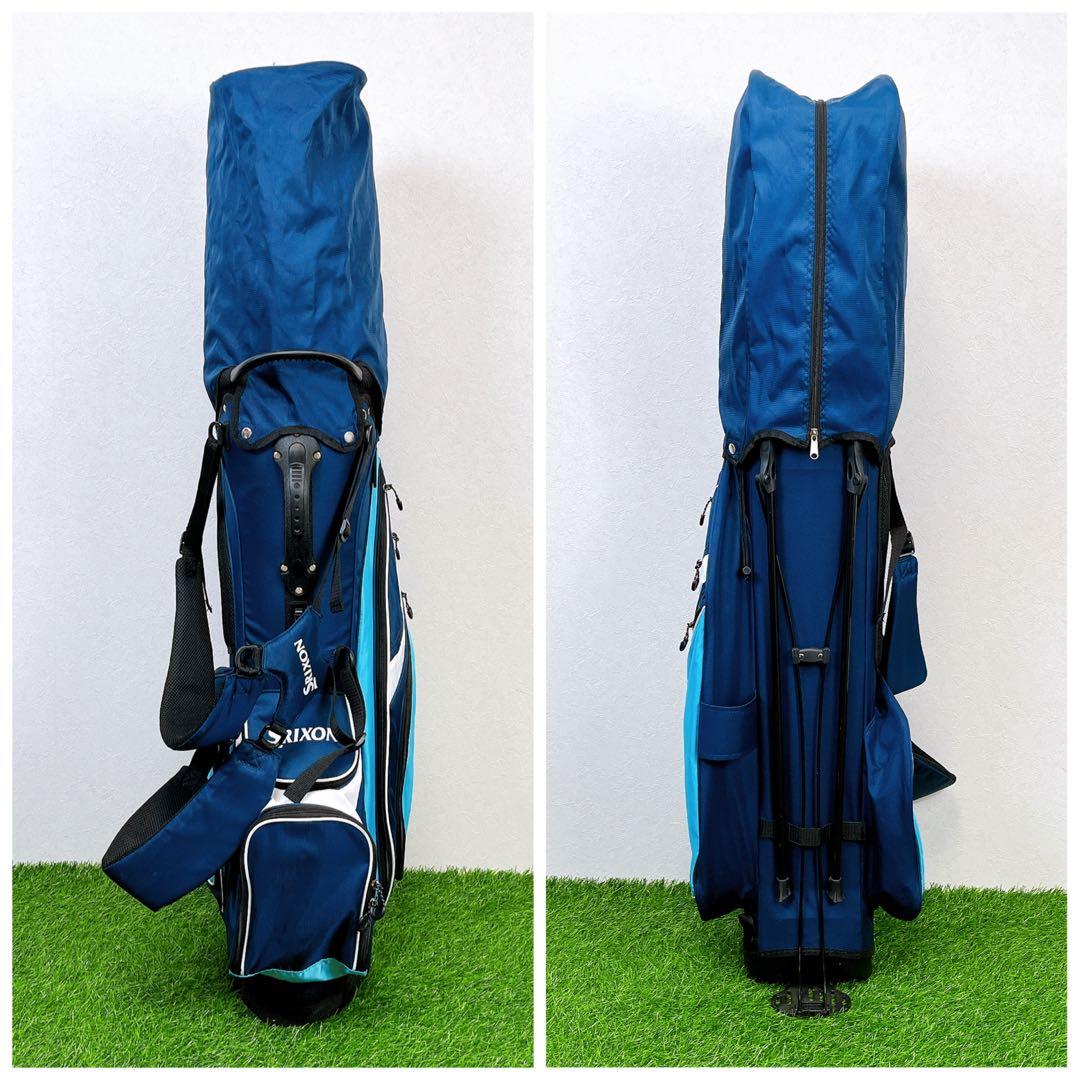 SRIXON / スリクソン　スタンド式キャディバッグ　ネイビー　ライトブルー