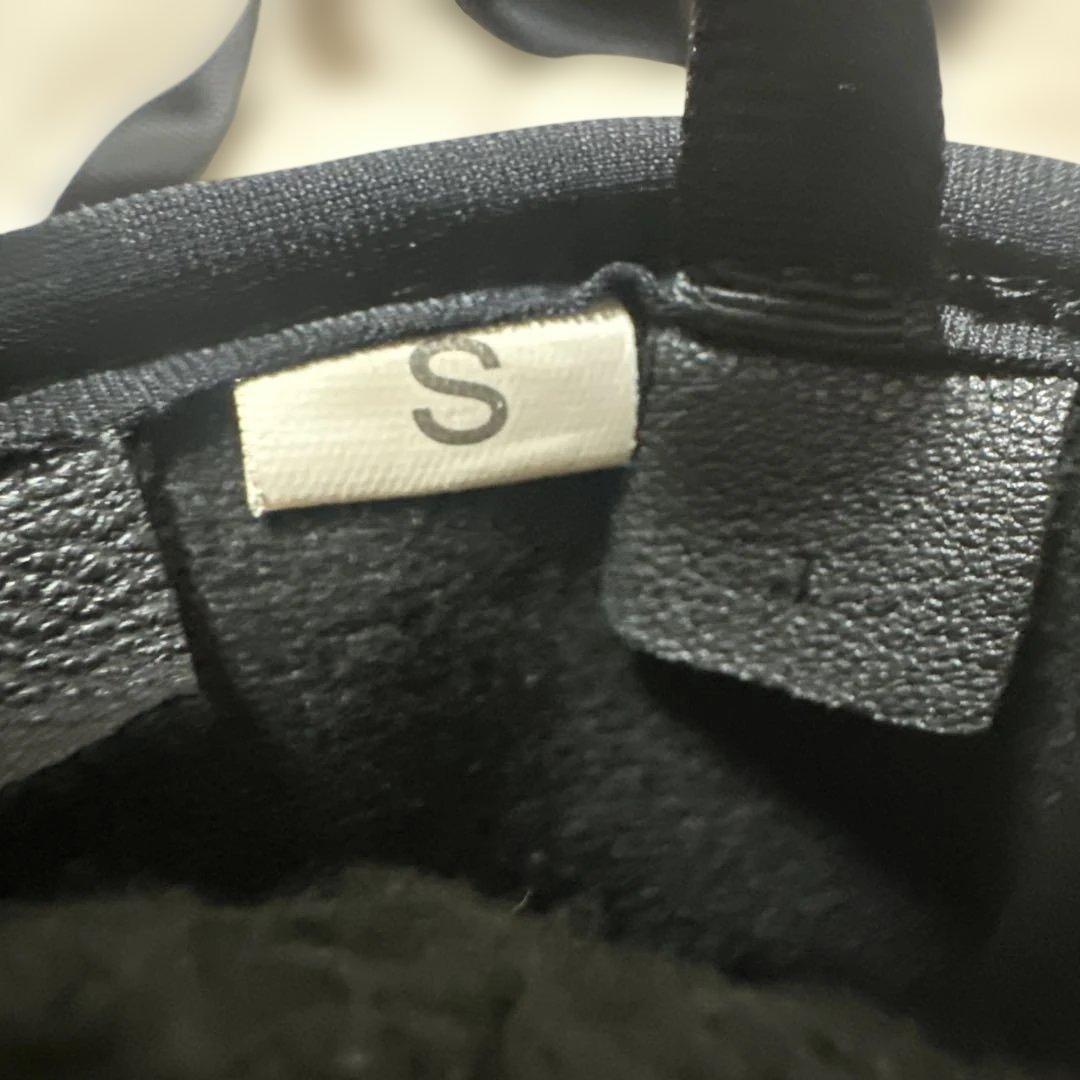 松岡手袋 スリーフィンガー レザー ミトングローブ 茶色 サイズS