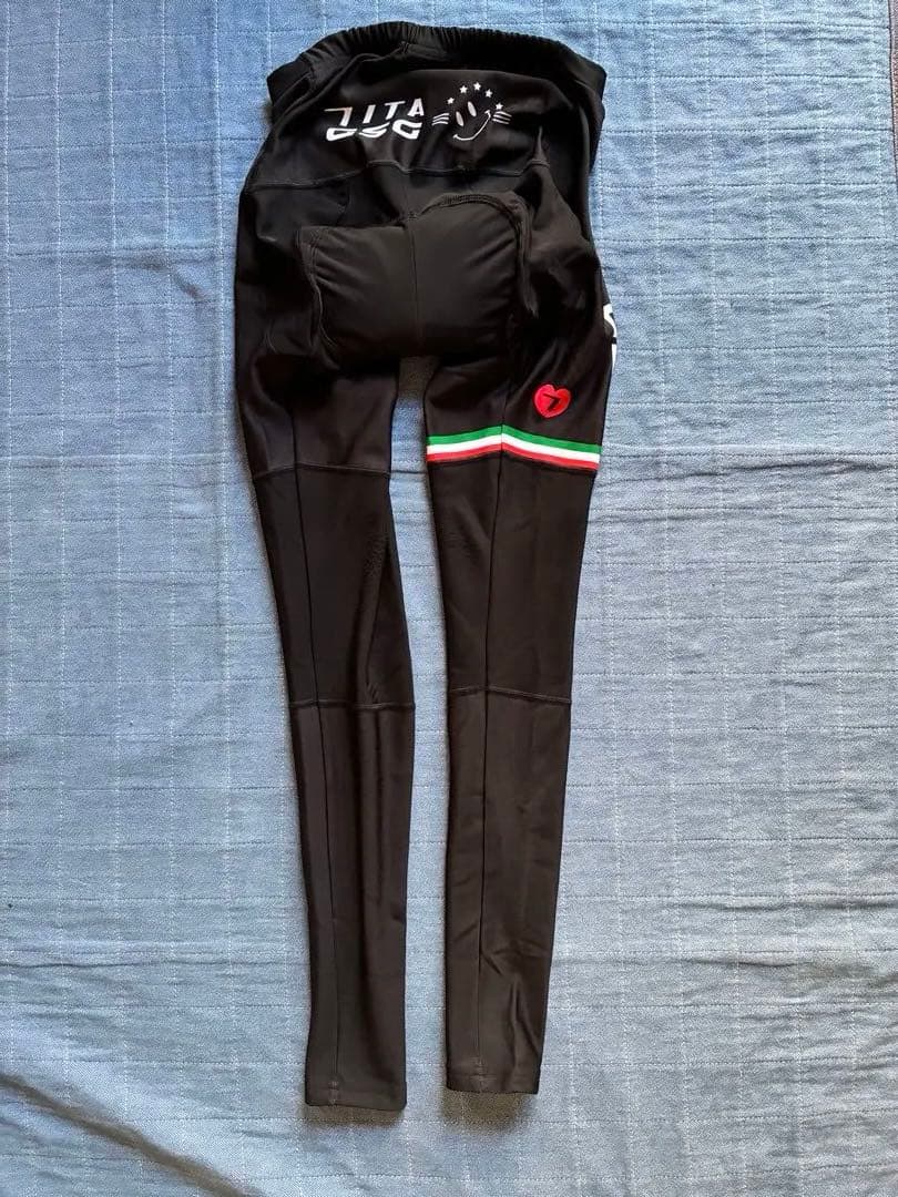 ７ITA サイクルジャージ 長袖 上下 黒