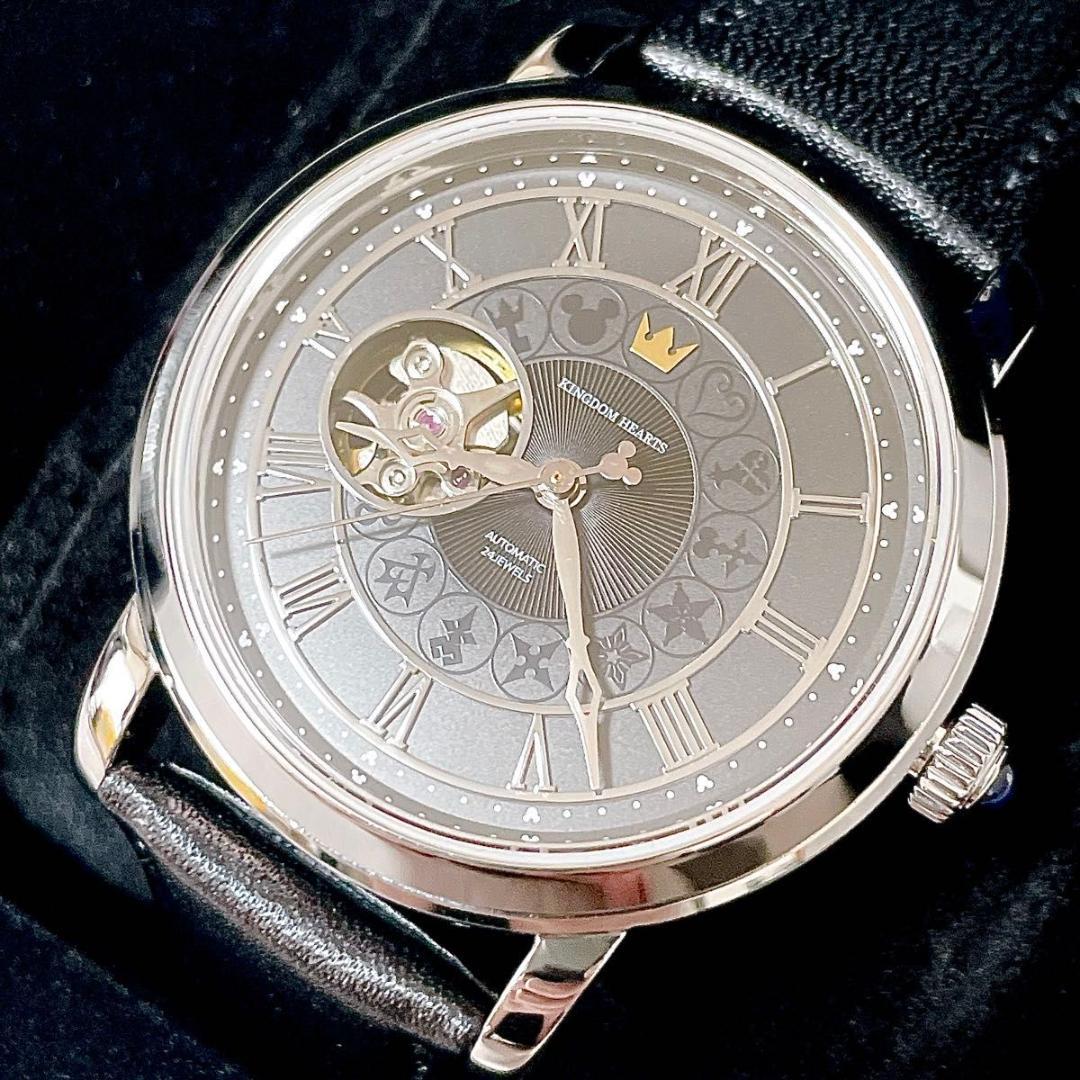 キングダムハーツ 20th オートマティック ウォッチ ラウンドオープンハート