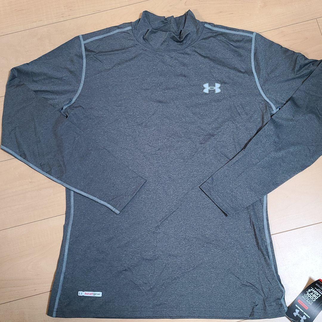 アンダーアーマーUAヒートギアフィッティド長袖モックシャツ MFT8121