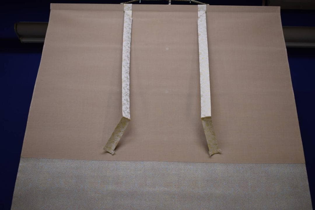 真作/梶喜一/双鯉/桐共二重箱付/布袋屋掛軸HH-34