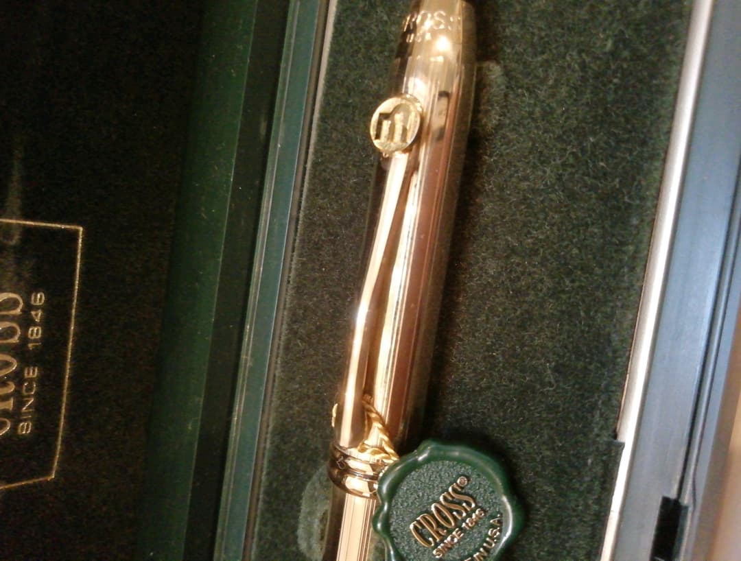 クロス ボールペン　☆タウンゼント　ゴールド【未使用】