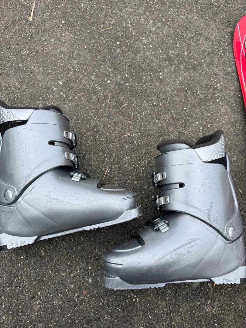 スキー板・スキーブーツセット