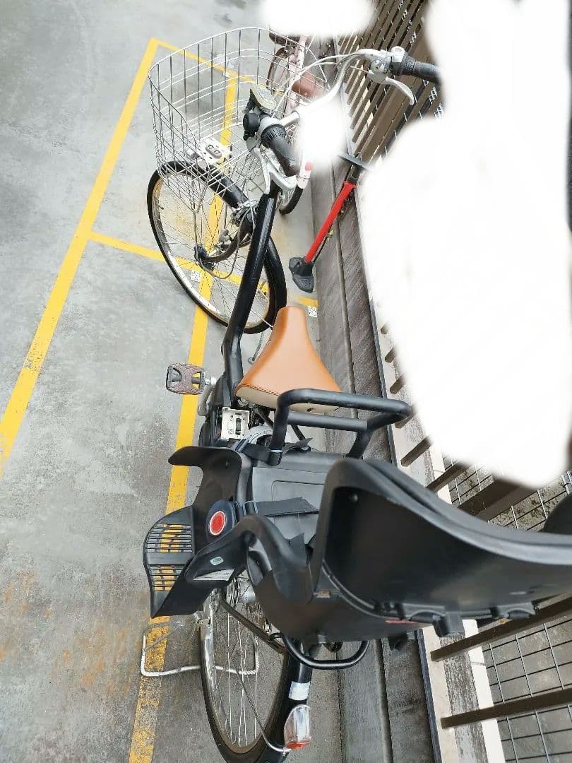 【東京引取限定】ブリジストン 電動アシスト自転車 チャイルドシート リアシート付