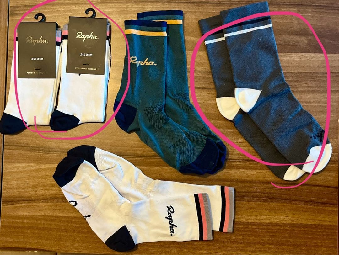 【合計 15足 新品3足入り】Rapha ラファ ソックス セット