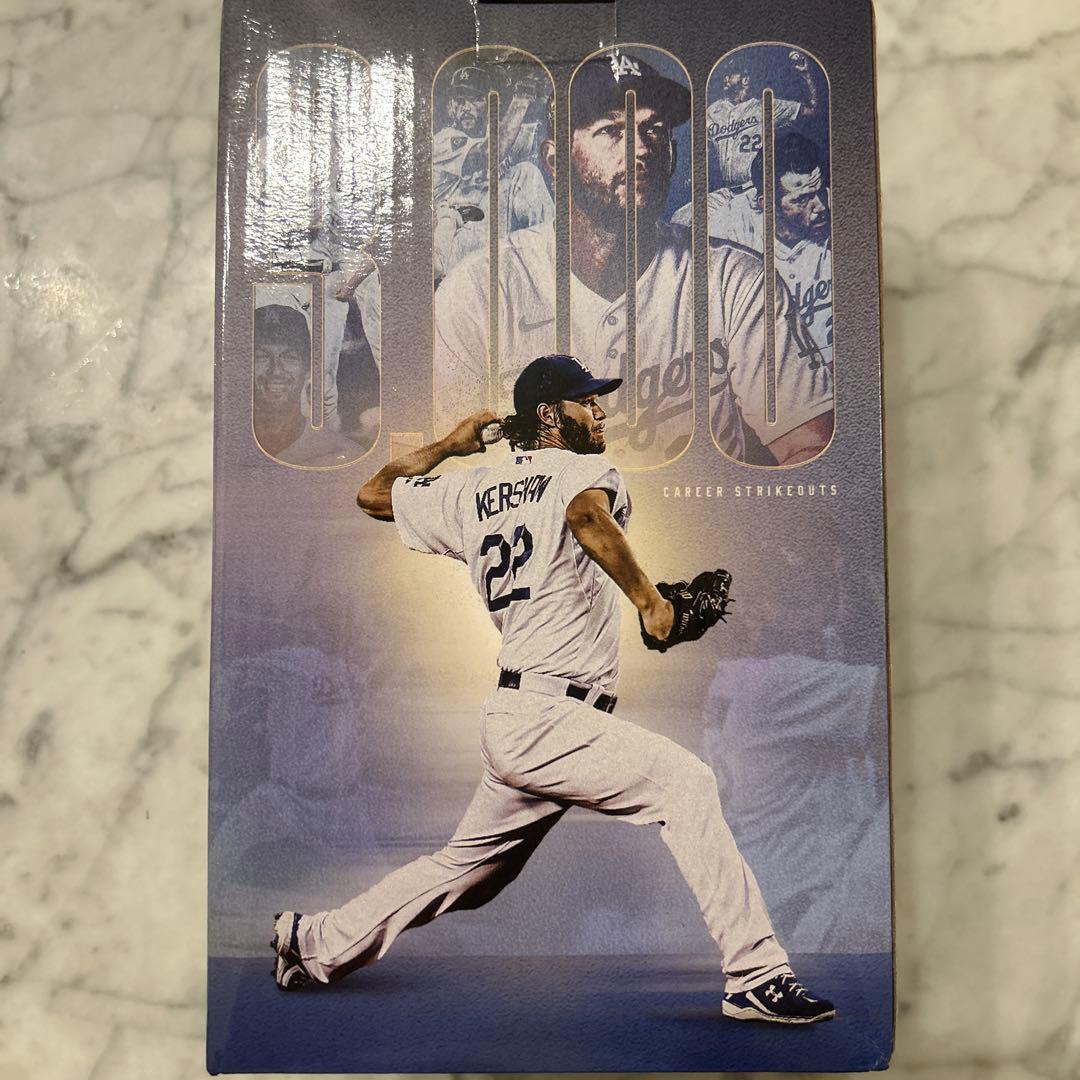 【球場配布数量限定】9/20クレイトンカーショー3000奪三振ボブルヘッド