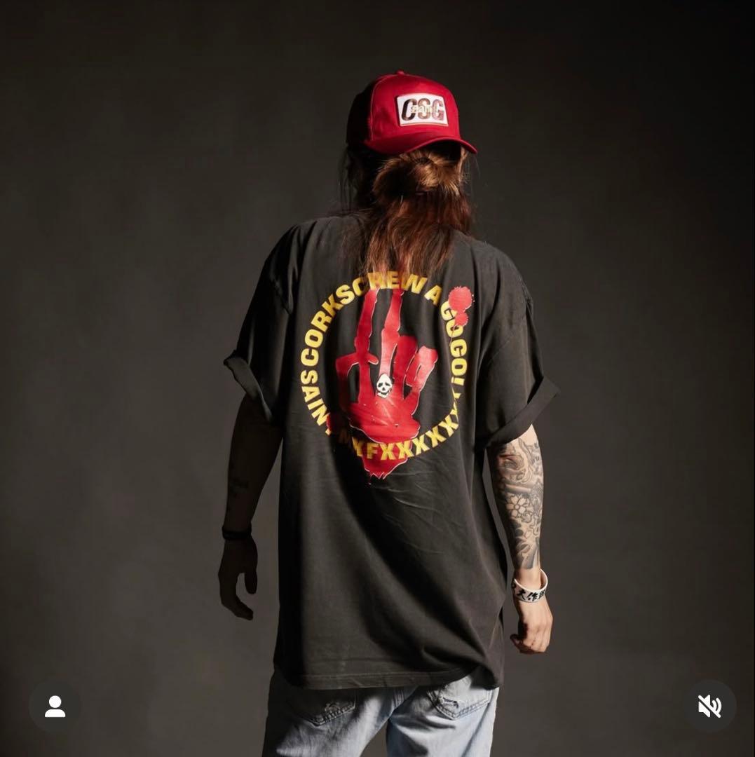 黒夢 × セントマイケル　コラボ Tshirts Mサイズ