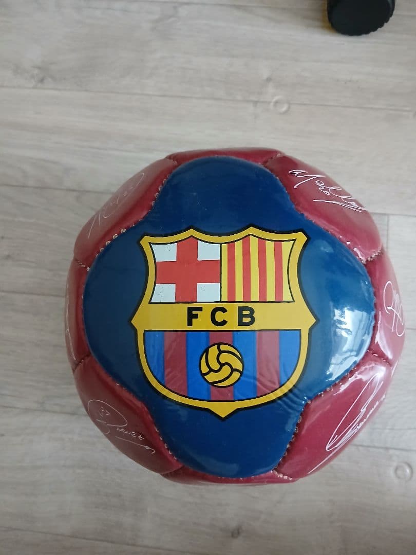 FCバルセロナ サイン入りサッカーボール
