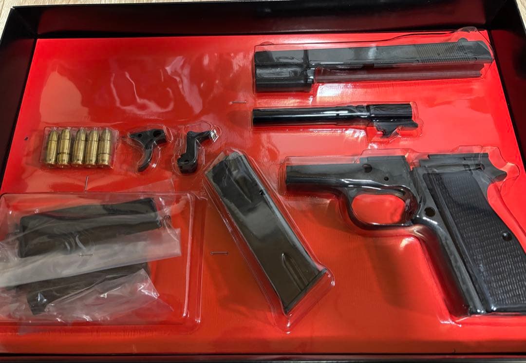 マルシン　モデルガン組立キット ブローニングハイパワー　 ガンスタンド（中古）