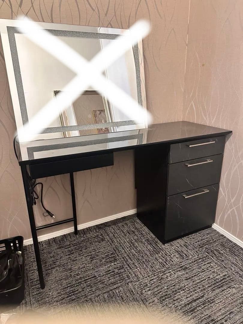 セミオーダー　大理石　メラミンデスク