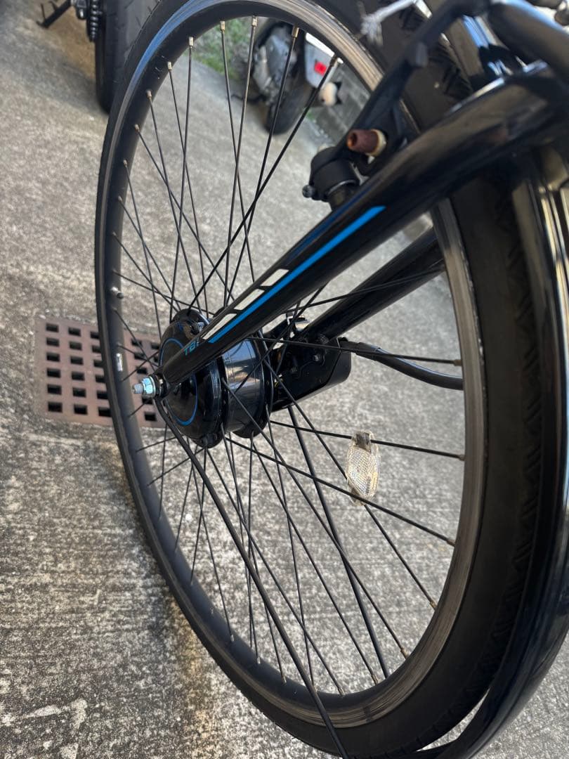 BRIDGESTONE アシスト電動自転車ブラックブリヂストン tb1e 手渡し