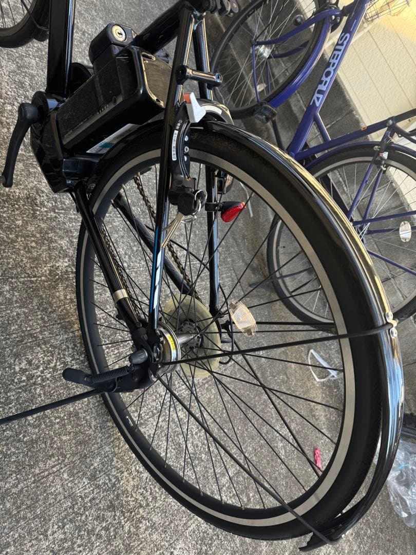 BRIDGESTONE アシスト電動自転車ブラックブリヂストン tb1e 手渡し