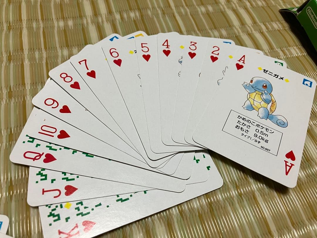 最終価格　初代ポケモン トランプ 緑　ポケモン名簿入り　レア