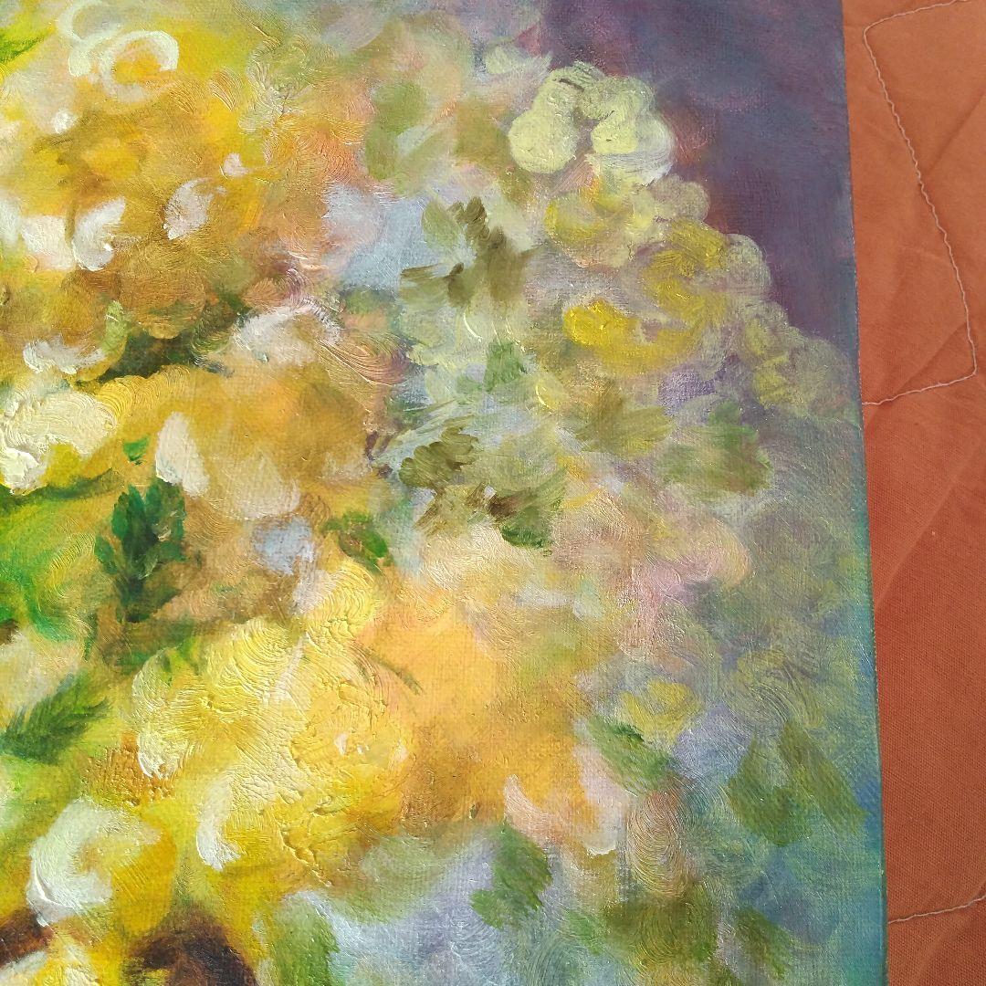 ミモザF10号 保田三友紀の油絵近年作品未発表値下げ