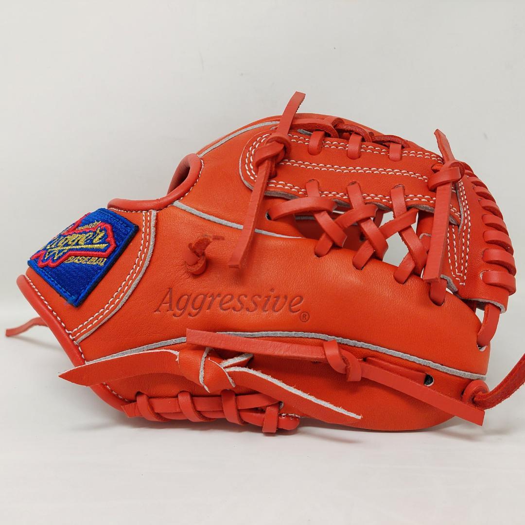 久保田スラッガー 少年グローブ 軟式 KSN-J7 Fオレンジ 右投げ