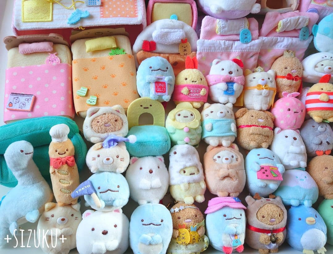 【豪華85点】すみっコぐらし ハウス のりもの てのり等 ぬいぐるみ まとめ売り