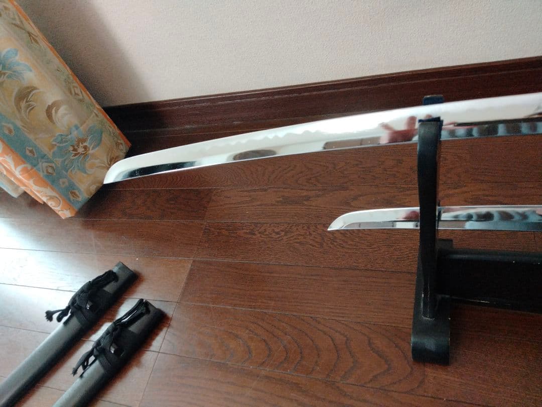 模造刀 上黒石目 龍雲の図 大刀 小刀 セット