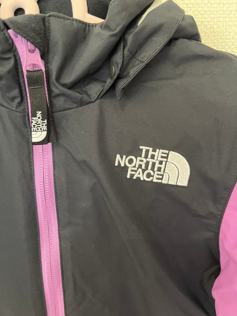 【美品】THE NORTH FACE スキーウェア スノーワンピース100cm